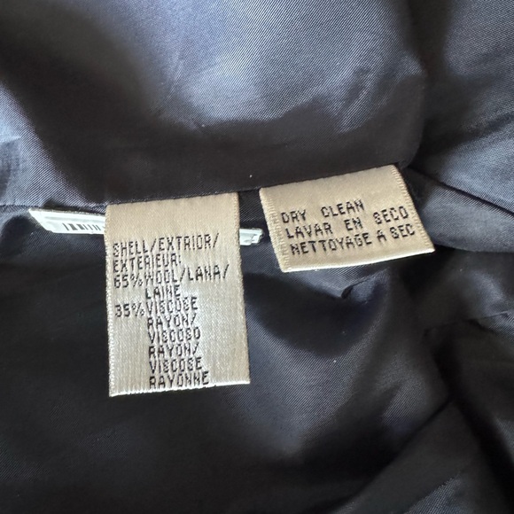 Nevy blue Evan Picone Coat - Picture 3 of 4